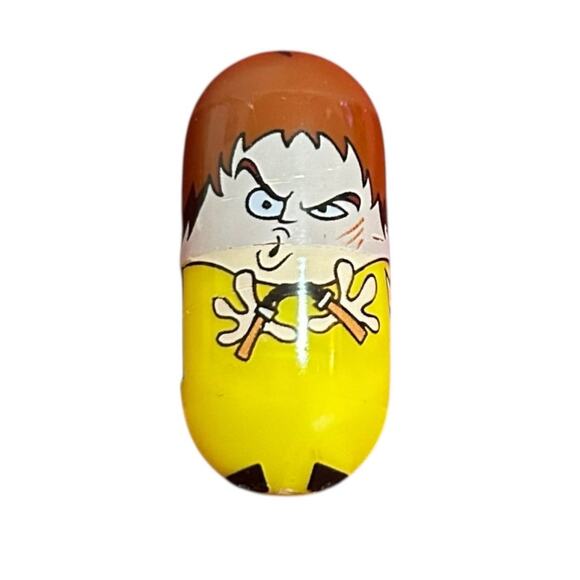 Mighty Beanz #100 Nun-Chukka Bean 2002 Series 2 Moose Y2K Collectible Toy - Picture 1 of 2